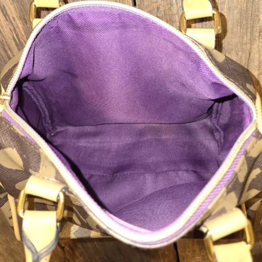 Victoria's Secret Women's Brown and Purple Bag Love Medium - Picture 10 of 11